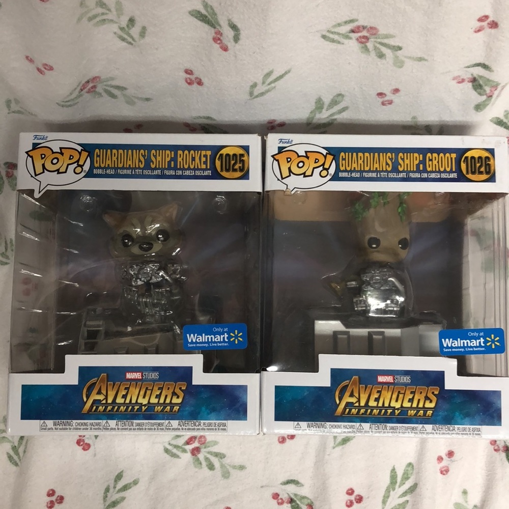 Set of 6 FUNKO POP Avengers, infinity war.     1021-1026 Walmart set.. - Picture 6 of 12